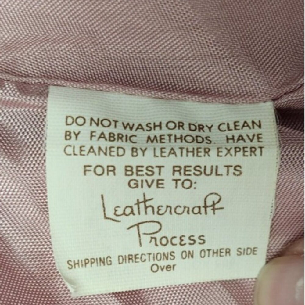 Vintage Pink Leather Strapless Dress Size 8 Mermaid Midi Genuine Leather USA - Picture 10 of 13